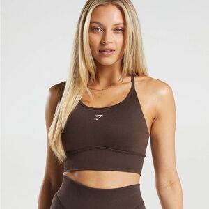 Gymshark Chocolate Sports Bra